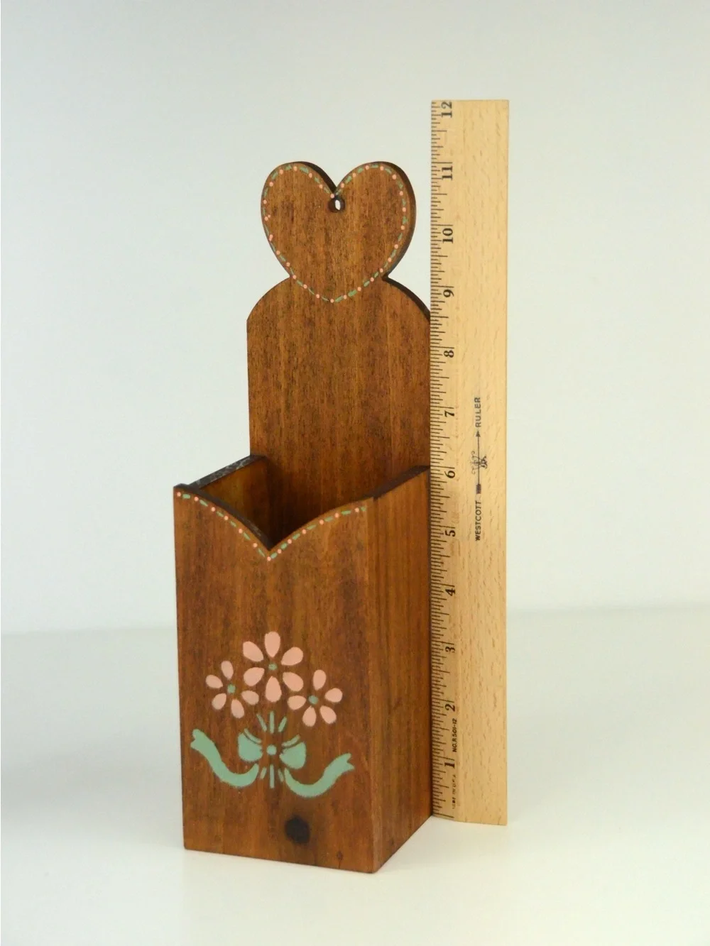 Vintage wood painted